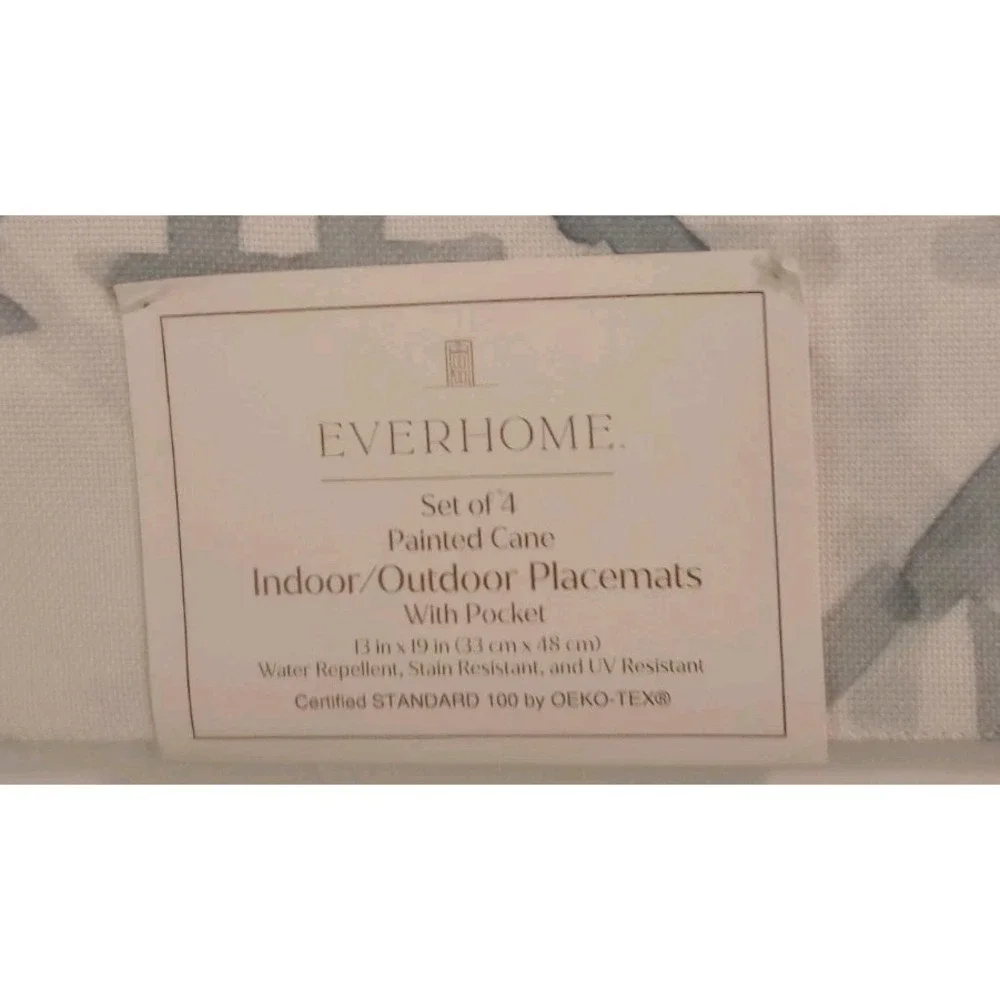 Everhome Placements Indoor Outdoor With Pocket Painted Cane 13
